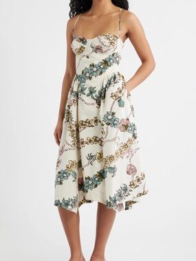 NWT FREE PEOPLE Cherish Midi Dress!